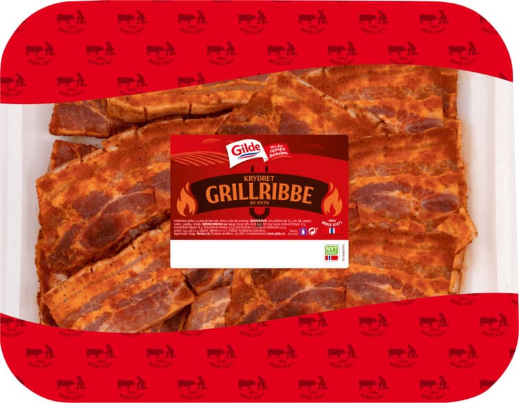 Svin Grillribbe Ca1,5kg Gilde