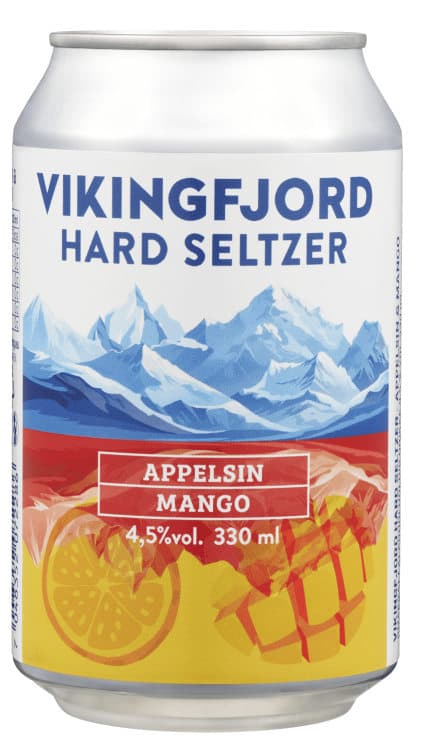 Vikingfjord Hard Seltzer Orange Mango 0,33l