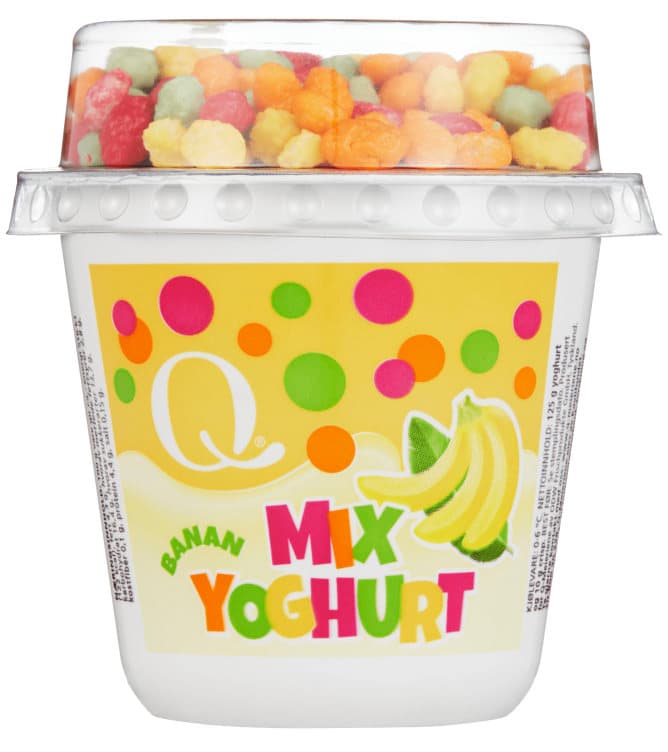Mix Yoghurt Banan 135g Q