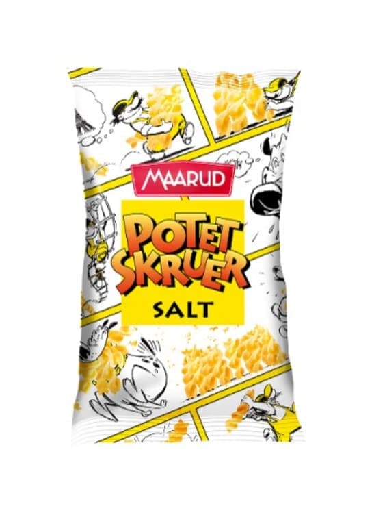 Potetskruer Salt 90g Maarud