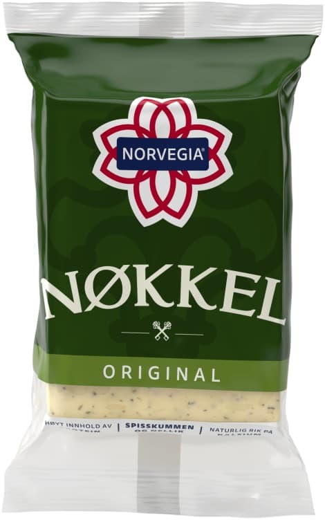 Norvegia Nøkkelost Skorpefri Ca423g 440 g