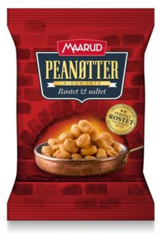 Peanøtter Røstet & Saltet 300g Maarud