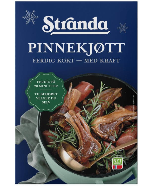 Pinnekjøtt Ferdig Kokt Ca750g Stranda