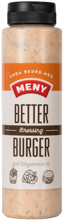 Burgerdressing 250g Meny