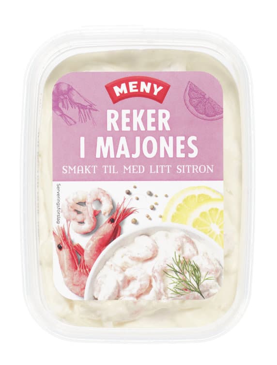 Reker i Majones 200g Meny