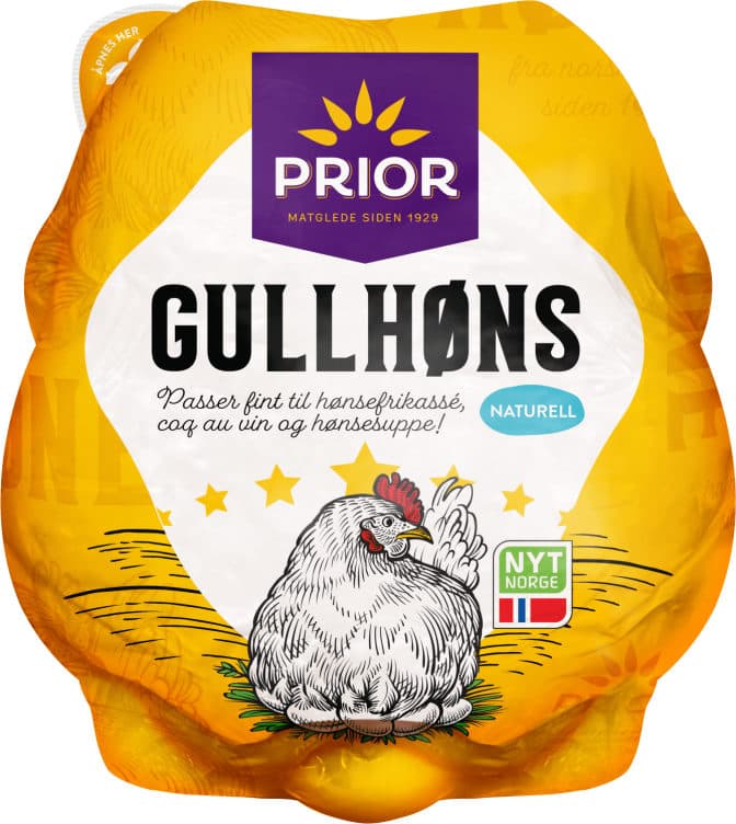 Gullhøne Stor Ca2,0 - 3,5kg Prior 3,04 kg