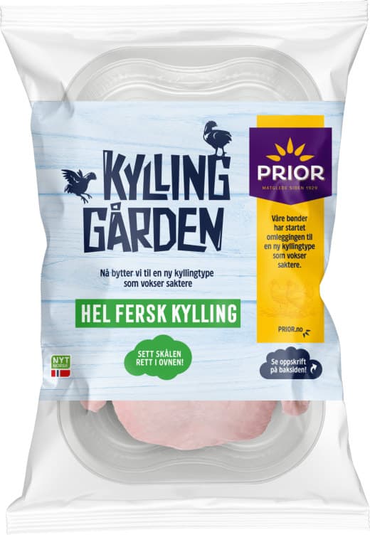 Kylling hel 1,5-2kg Kyllinggården 1,65 kg