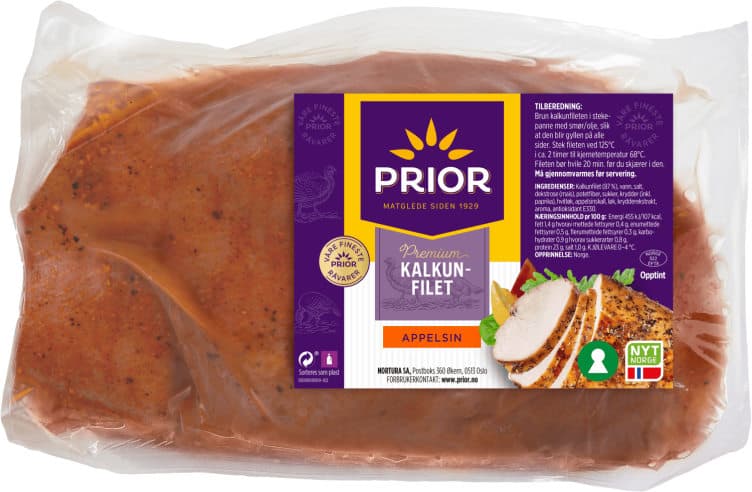 Kalkunfilet Appelsin Ca1,8kg Prior