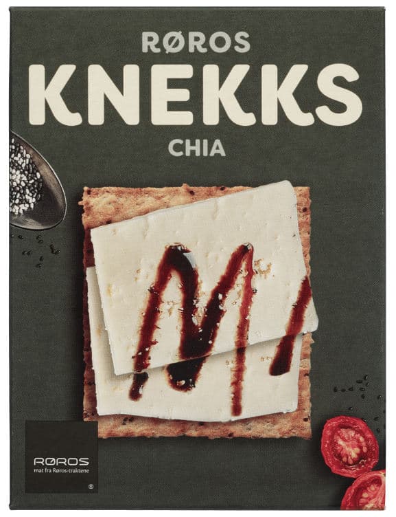 Knekks Kjeks Chia 190g Røros