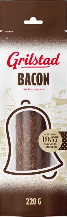 Spekepølse hel Bacon 220g Grilstad