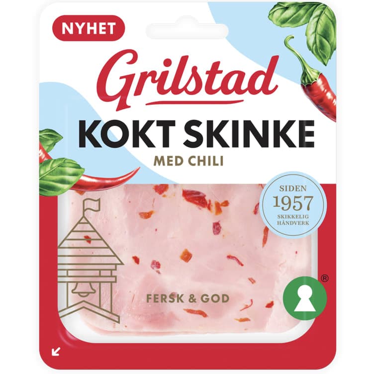Kokt Skinke m/Chili 100g Grilstad
