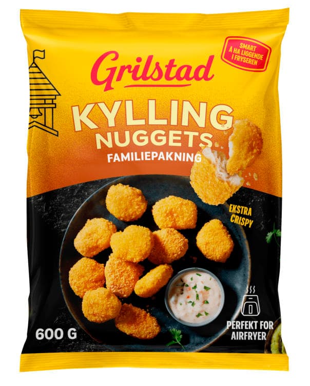 Kylling Nuggets 600g Grilstad