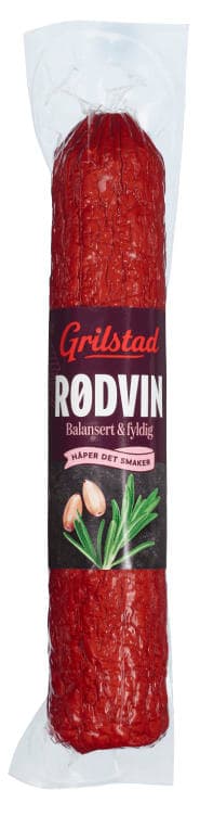 Rødvinspølse 240g Grilstad