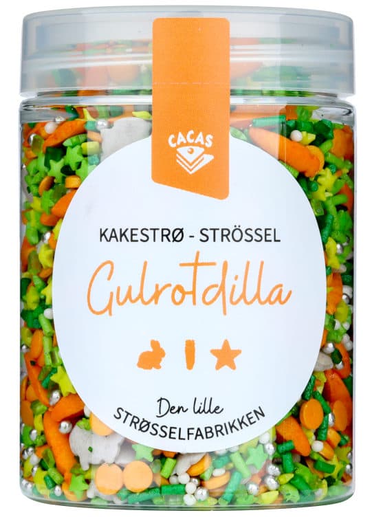 Kakestrø Gulrot Gulrotdilla 80g Cacas