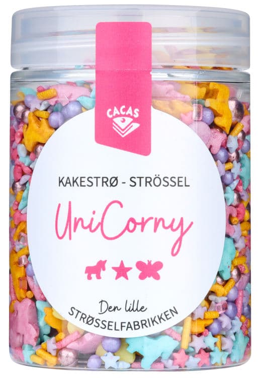 Kakestrø Enhjørning Unicorny 80g Cacas
