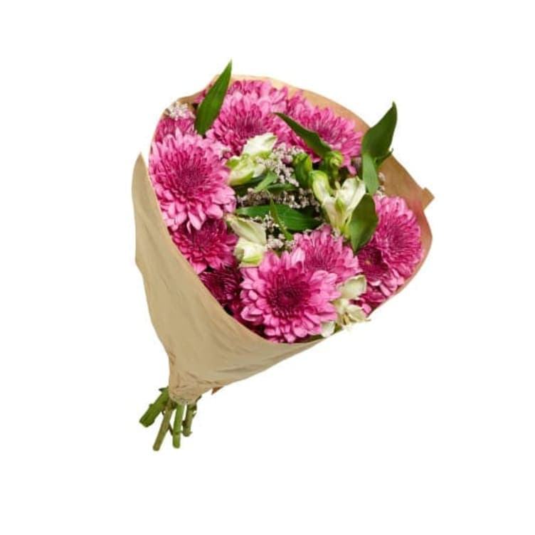 Helgebukett Chrysanthemum Alstromeria