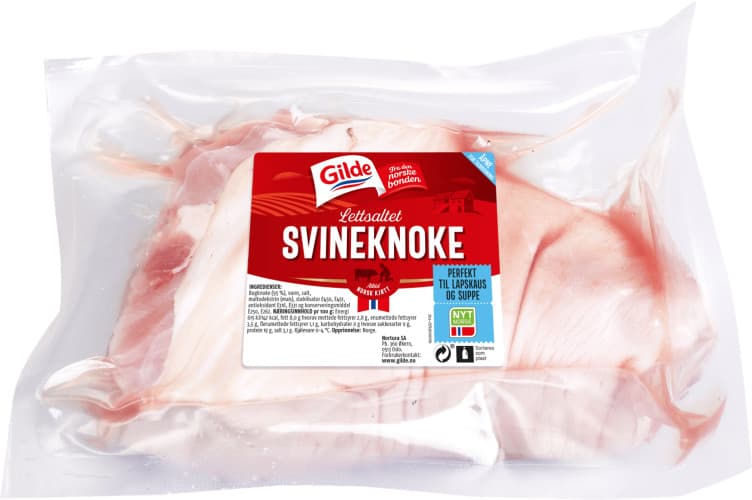 Svineknoke Lettsaltet Ca1,15kg Gilde 1,22 kg