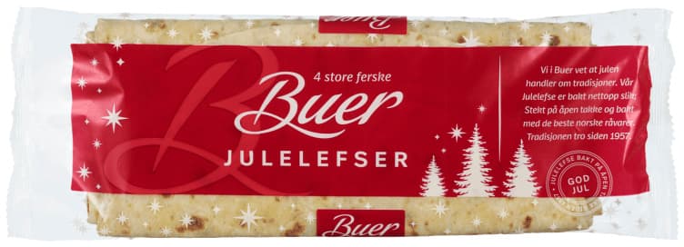 Julelefser Ferske 4stk 275g Buer