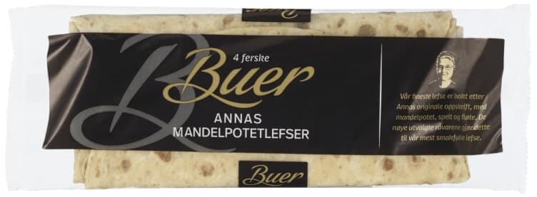 Mandelpotetlefser 4stk 275g Buer