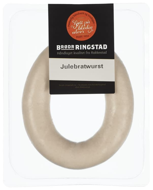 Julebratwurst 400g Brødr.Ringstad
