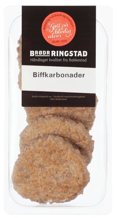 Biffkarbonader 450g Brødr Ringstad