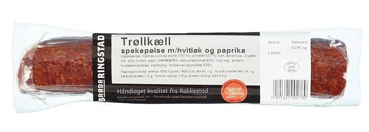 Trøllkæll Spekepølse, 270 g