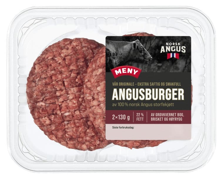 Angusburger 2x130g Meny