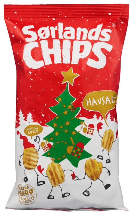 Sørlandschips Rifla Havsalt 300g