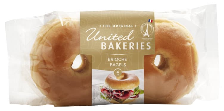 Brioche Bagels 4pk 300g