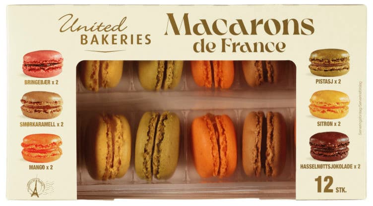 Makroner Franske 158g United Bakeries