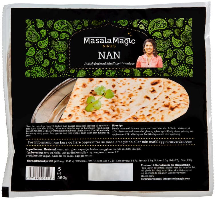 Naan Håndlagde 260g Masalamagic