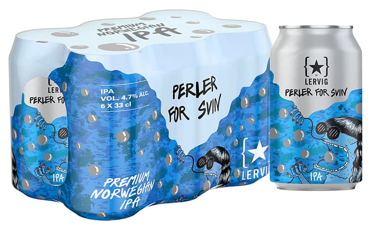 Perler for Svin Ipa 0,33lx6 boks Lervig