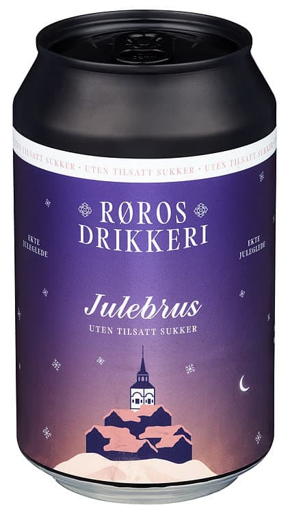 Julebrus u/Tilsatt Sukker 0,33l boks Røros