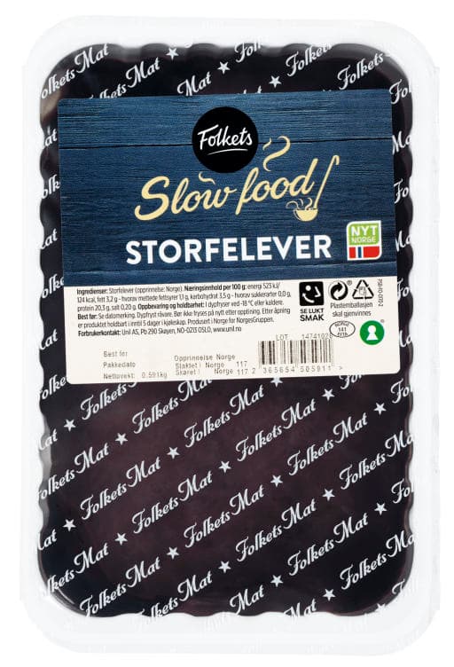 Storfelever Ca500g Folkets 560 g