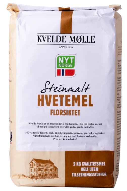 Hvetemel Siktet Kvelde Mølle 2 kg