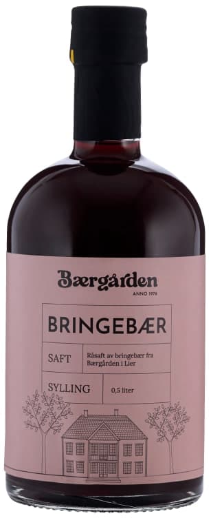 Bringebærsaft 500ml Bærgården