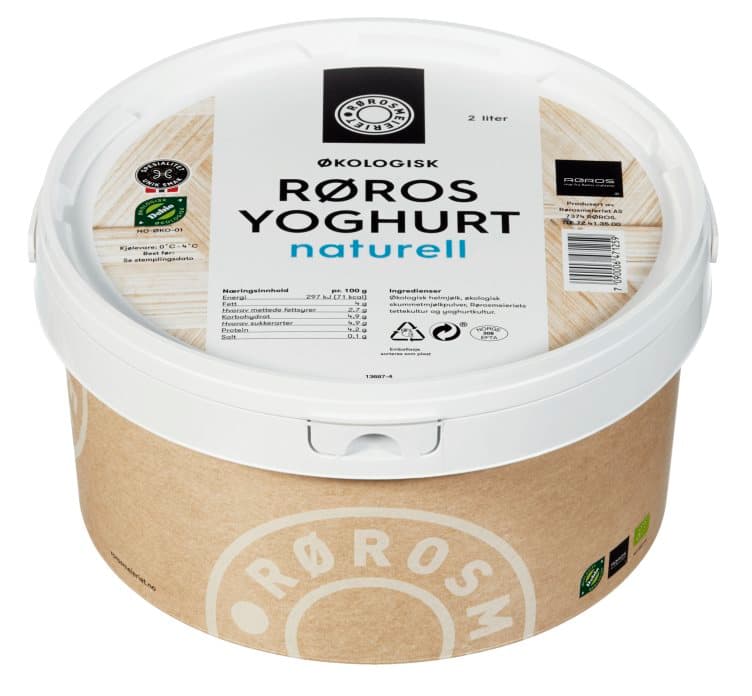 Yoghurt Naturell 2l Rørosmeieriet