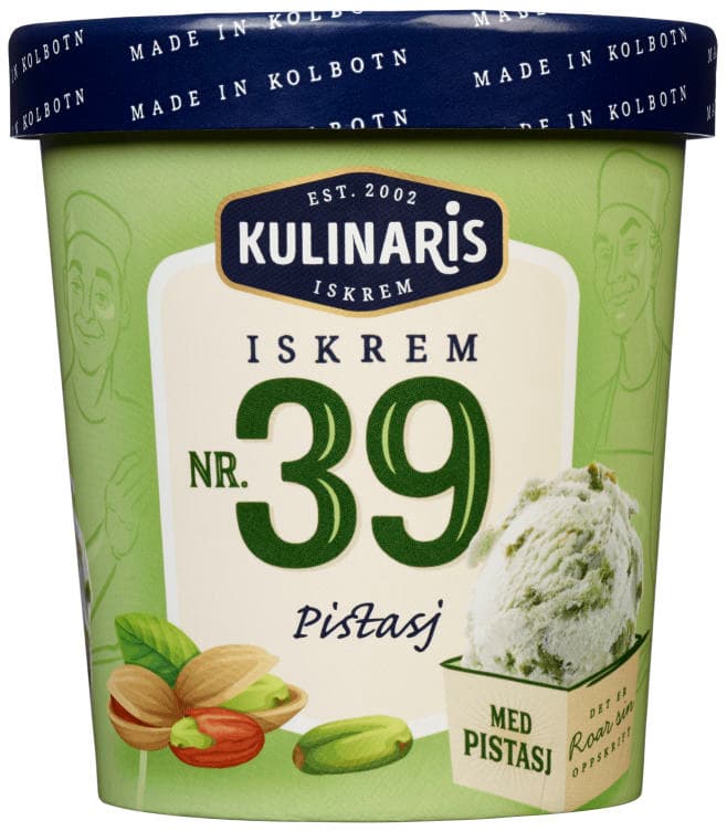 Iskrem Pistasj 500ml Kulinaris