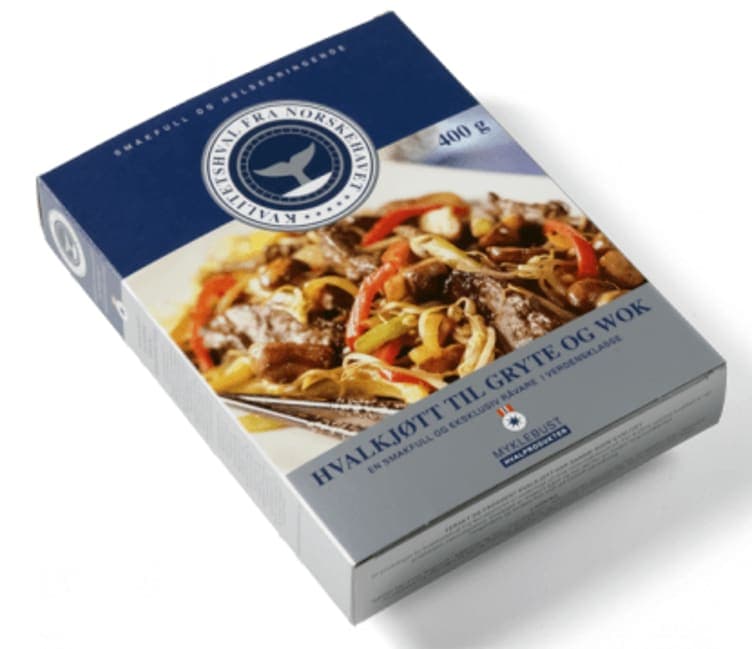 Hvalkjøtt til Gryte&Wok 400g Myklebust