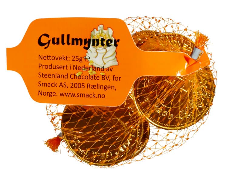 Gullmynter 25g Smack