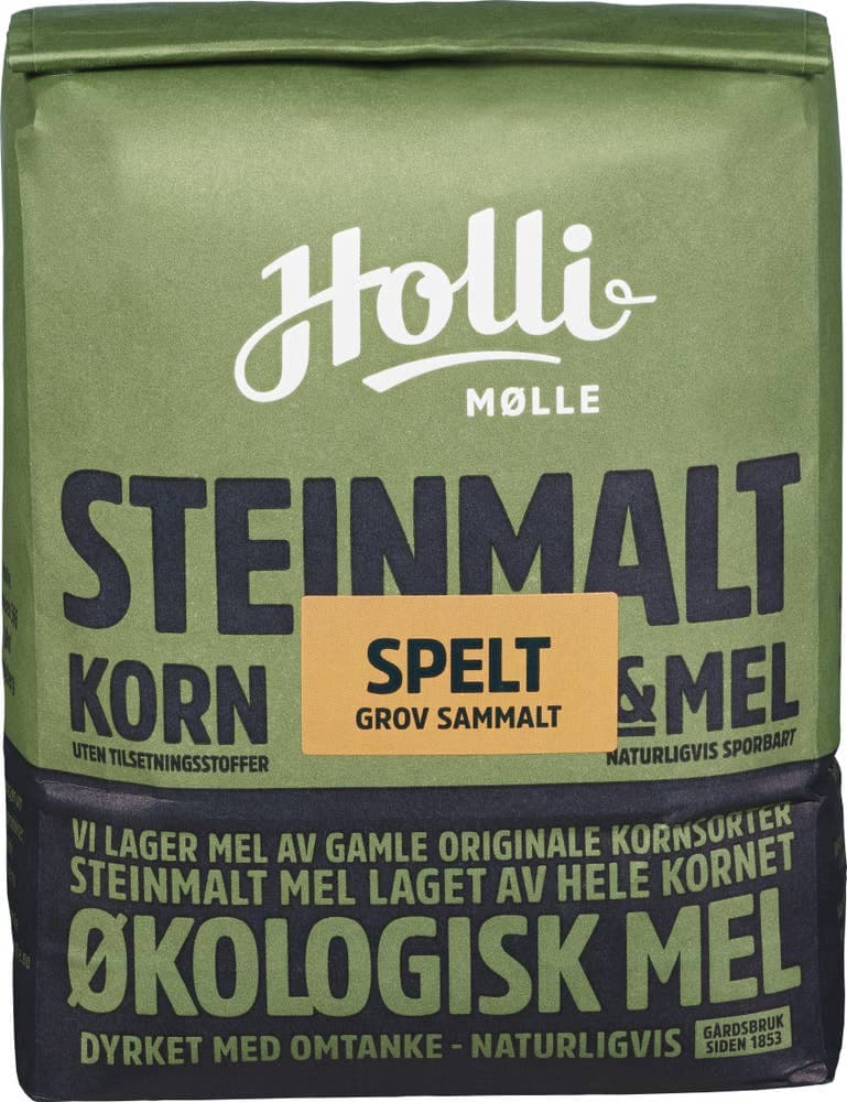 Spelt grov sammalt Økologisk, 1 kg