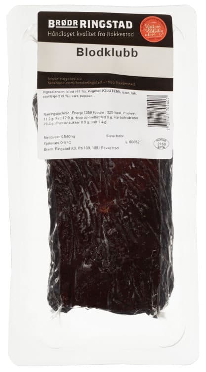Blodklubb Ca500g Brødr.Ringstad