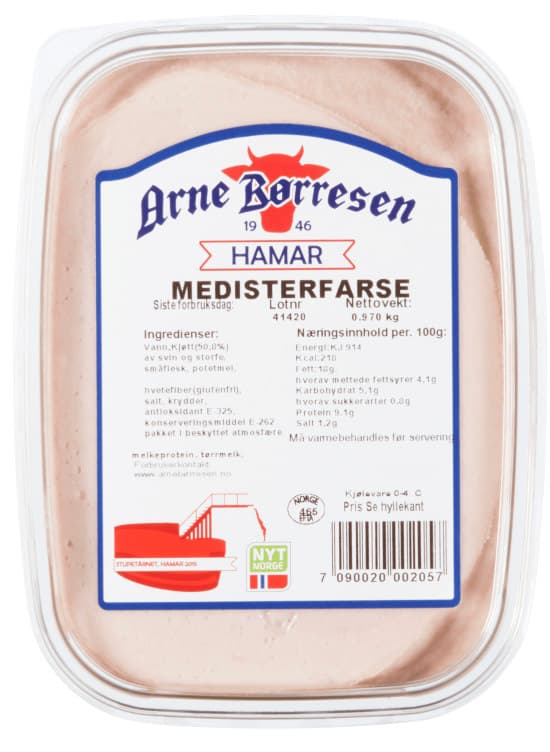 Medisterfarse 970g Arne Børresen