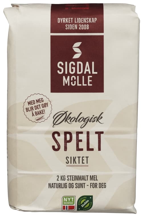 Speltmel Siktet Økol 2kg Spesialkorn