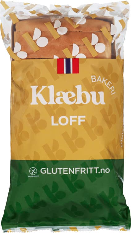Loff Skåret glutenfri 450g Klæbu
