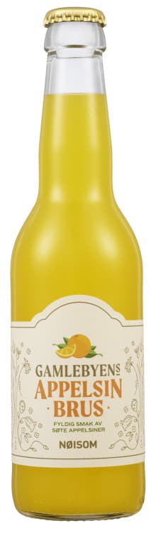 Appelsinbrus Gamlebyens 0,33l flaske Nøisom
