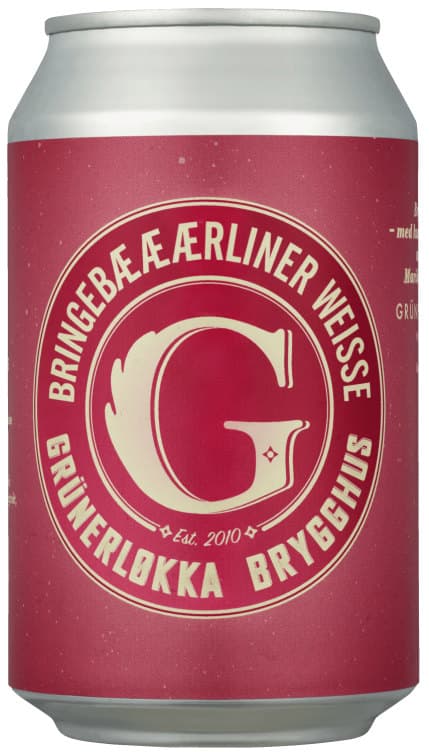 Bringebææærliner Weisse 0,33l boks Grunerløkka