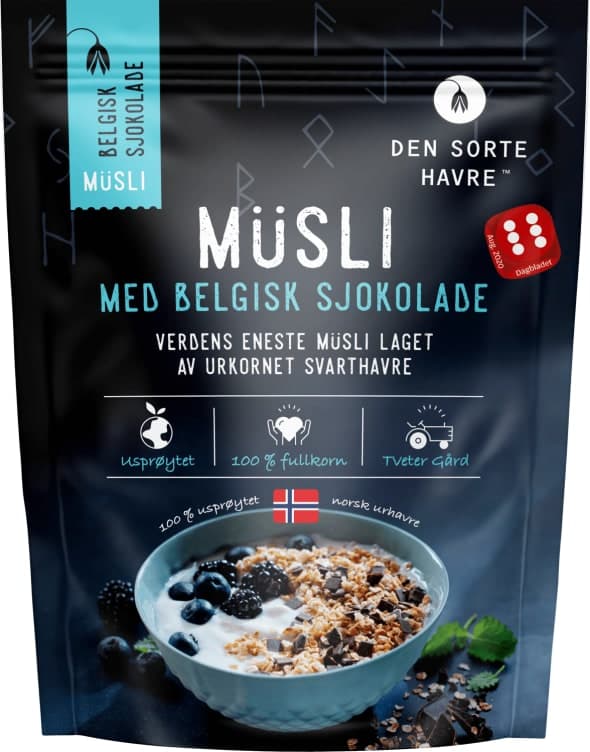 Musli m/Belgisk Sjokolade 400g Dsh