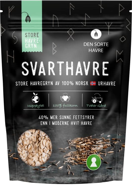 Havregryn Store 500g Den Sorte Havre