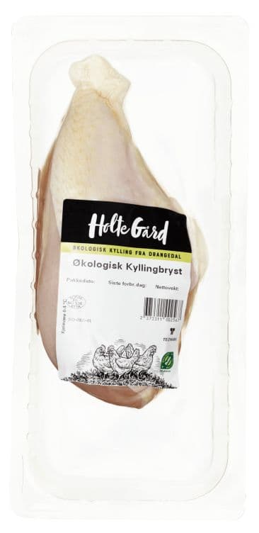 Kyllingbryst Økologisk Ca300g Holte 340 g